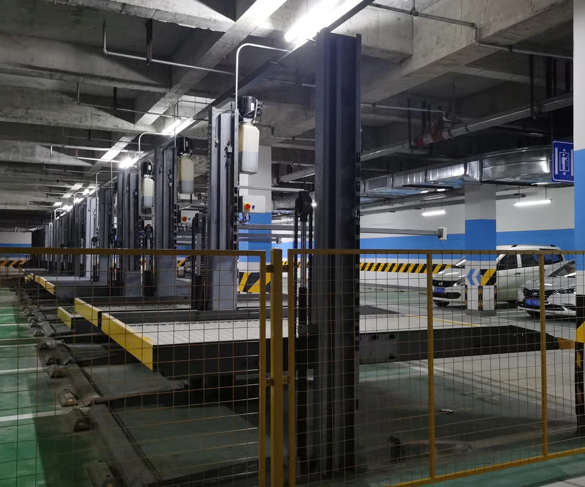 肅南2層簡易式機械車位